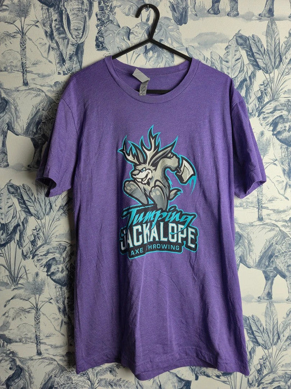 T-shirt Next Level Apparel Violet Imprimé Jackalope Taille S