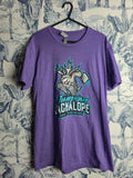 T-shirt Next Level Apparel Violet Imprimé Jackalope Taille S
