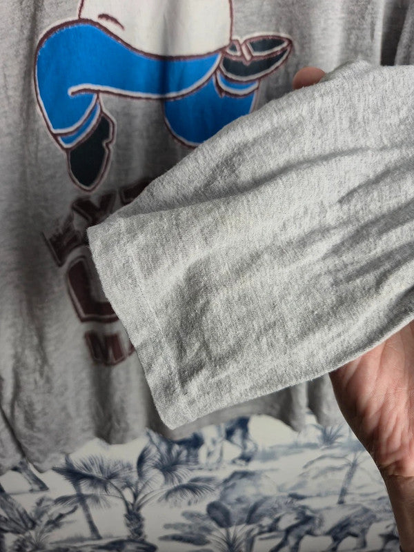 T-shirt manches longues Les Simpson Homer Extreme Love gris L