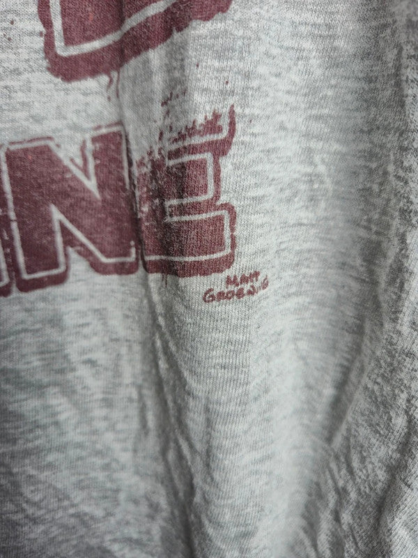 T-shirt manches longues Les Simpson Homer Extreme Love gris L