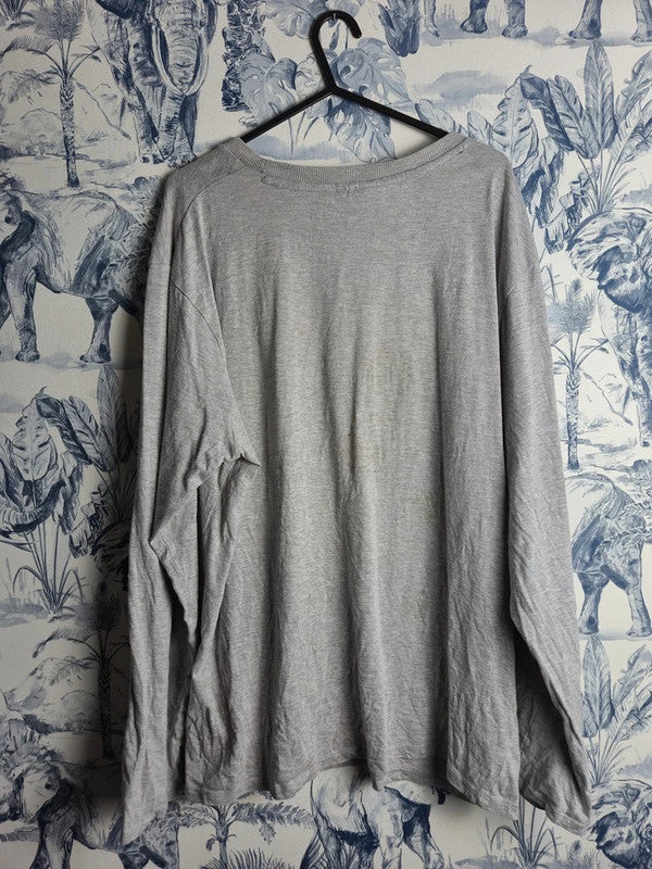 T-shirt manches longues Les Simpson Homer Extreme Love gris L