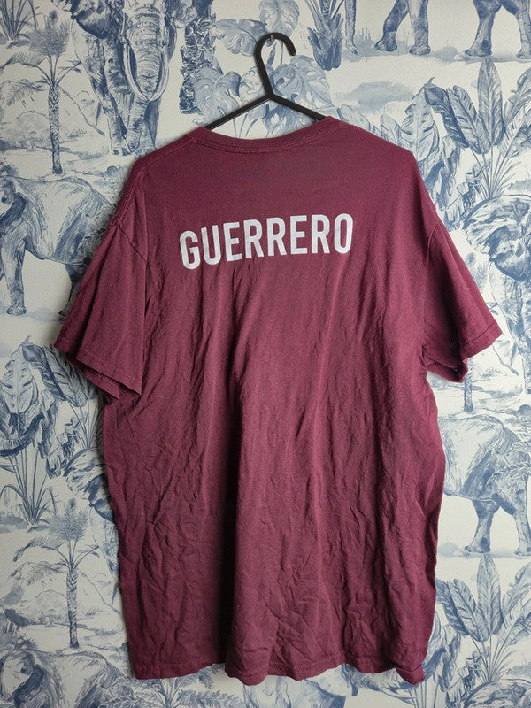 T-shirt Sport Gildan M Bordeaux Calallen Tennis Vintage Coton Homme Femme