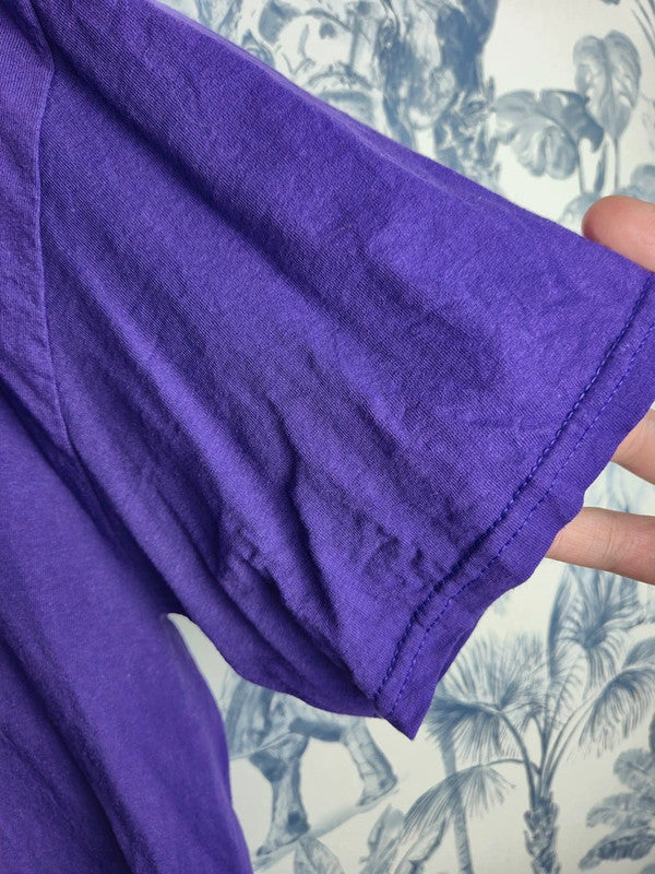 T-shirt Fruit of the Loom violet imprimé Walk to End Alzheimer 2022 Taille L