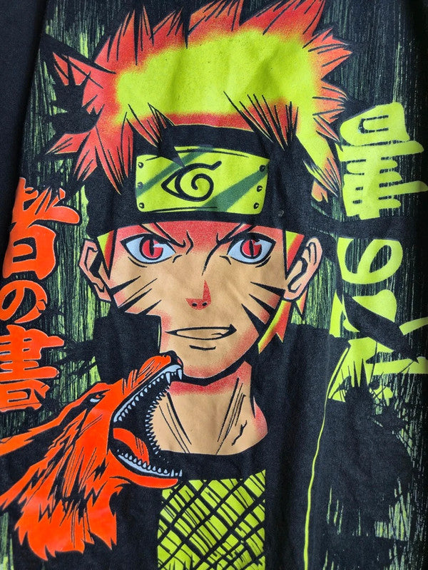 T-shirt noir Naruto Ariari Sport style manga anime taille S