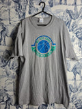 T-shirt Port & Company Gris Sport Vintage Basketball Summer Slam L