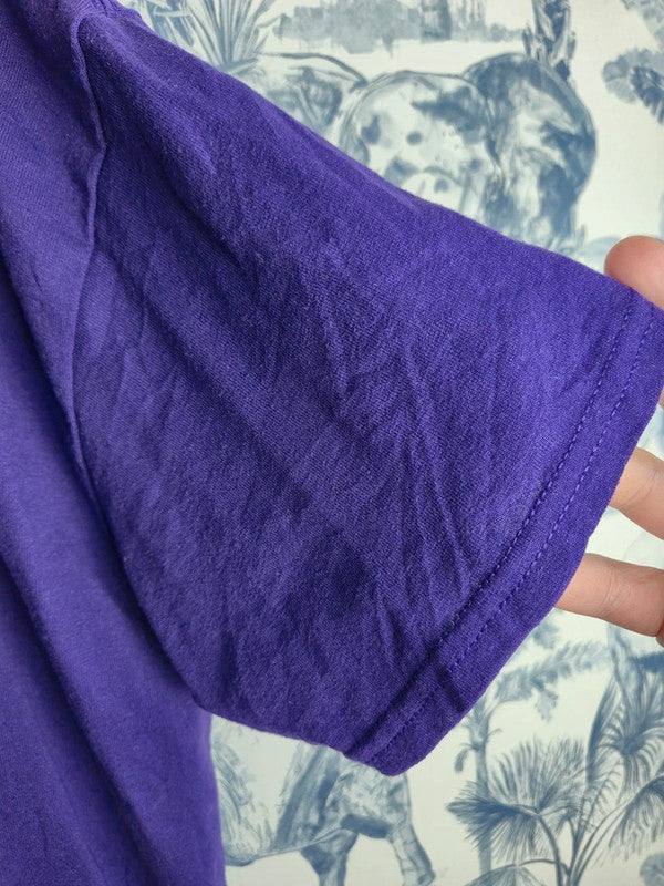 T-shirt Gildan Violet Playmore Sport Style Vintage Taille L