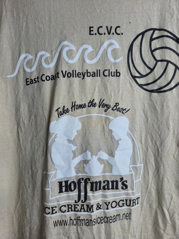 T-shirt Gildan Ultra Cotton Volleyball 2024 Beige Taille L