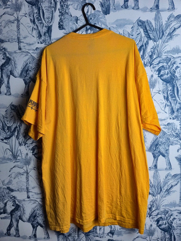 T-shirt Gildan Indiana Pacers Nba Playoffs 2024 Jaune Xl Vintage Sport