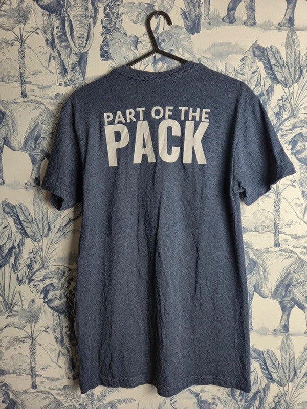 T-shirt Next Level Apparel Spring Canyon Middle School bleu chiné Xs unisexe
