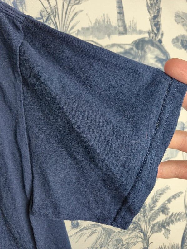 T-shirt Fruit of the Loom bleu marine imprimé martial arts taille M