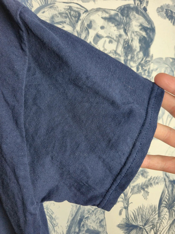T-shirt Gildan Michigan Debate bleu marine style vintage taille L
