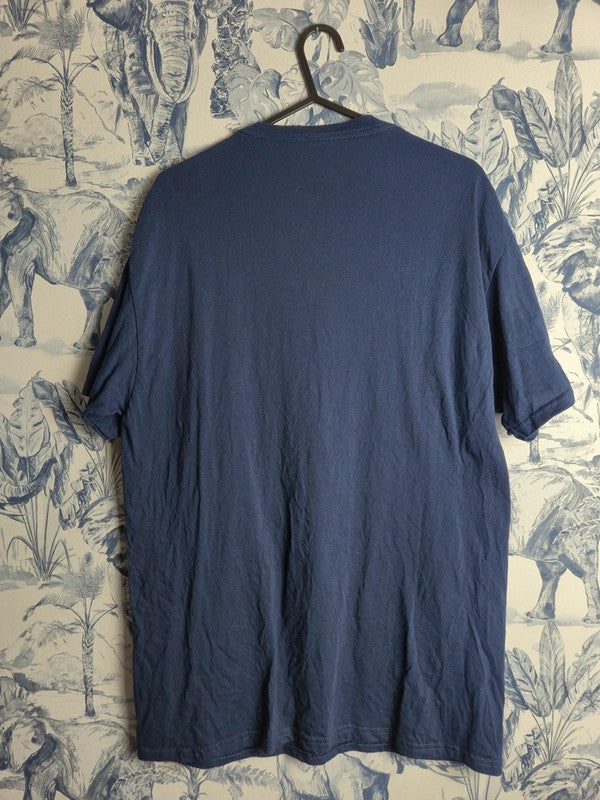 T-shirt bleu marine Fruit of the Loom Rice University Vintage Taille M