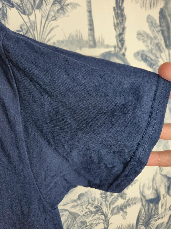 T-shirt bleu marine Fruit of the Loom Rice University Vintage Taille M