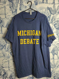 T-Shirt Vintage Michigan Debate – Style College (Bleu)