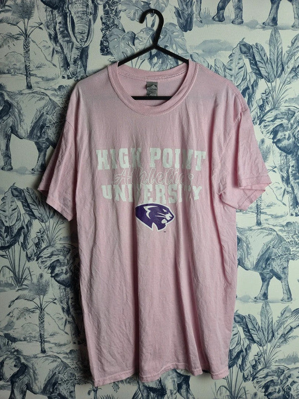 T-Shirt Vintage High Point University – Style College (Rose)