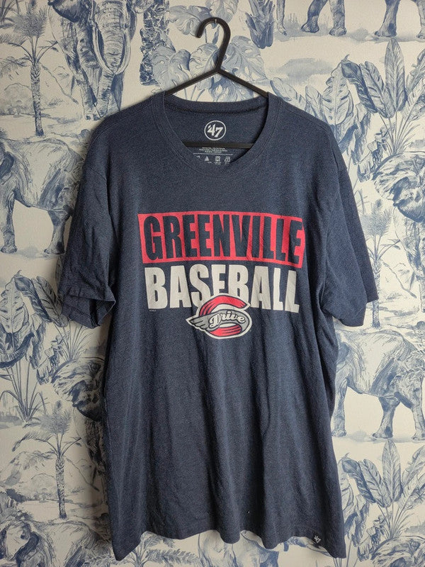 T-Shirt Vintage '47 Greenville Drive – Baseball Sport (Navy)