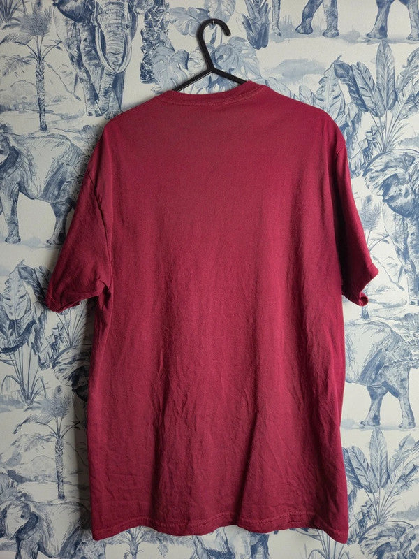 T-Shirt Vintage Carolina Springs Husky – Style Sport US (Bordeaux)