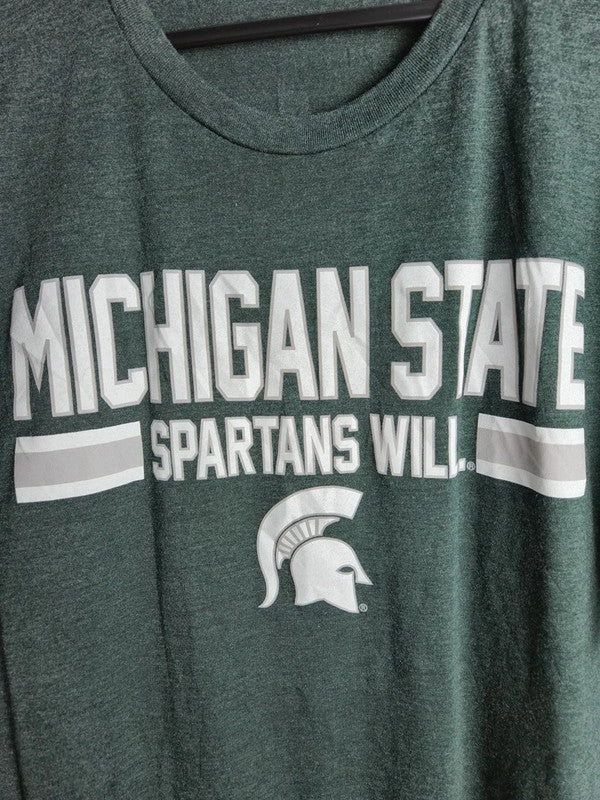 T-Shirt Vintage Michigan State Spartans – Captivating Apparel (Vert)