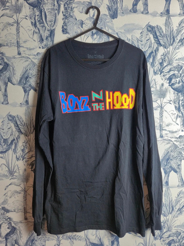 T-Shirt Manches Longues Boyz N The Hood – Vintage (Noir)