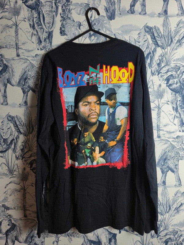 T-Shirt Manches Longues Boyz N The Hood – Vintage (Noir)
