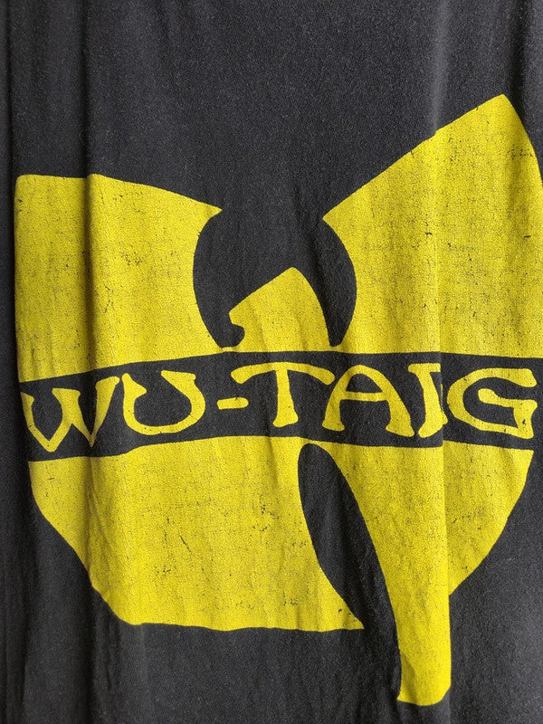 T-Shirt Vintage Wu-Tang Clan – Logo Jaune Iconique (Noir)