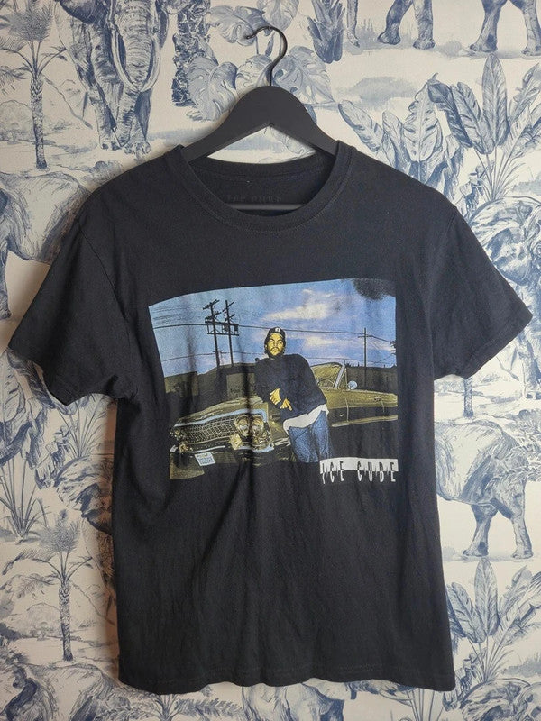 T-shirt Ice Cube Rap Tee Noir Graphique Streetwear Taille S