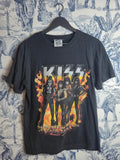 T-shirt Kiss Tour 2010 Rudolph Sportswear Noir Rock Band Taille M
