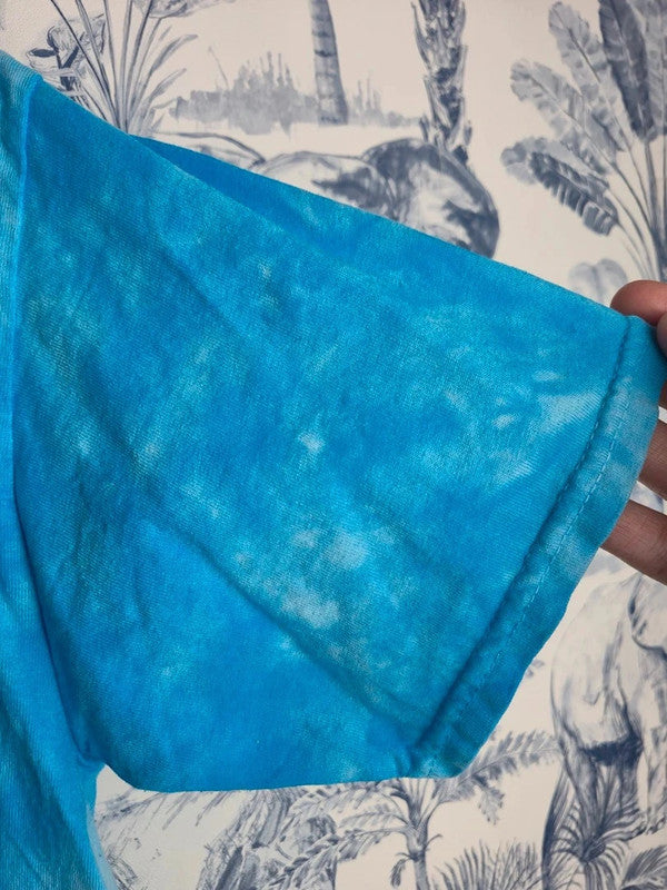 T-shirt Grateful Dead Tie Dye Sundog Vintage Bleu Vert M