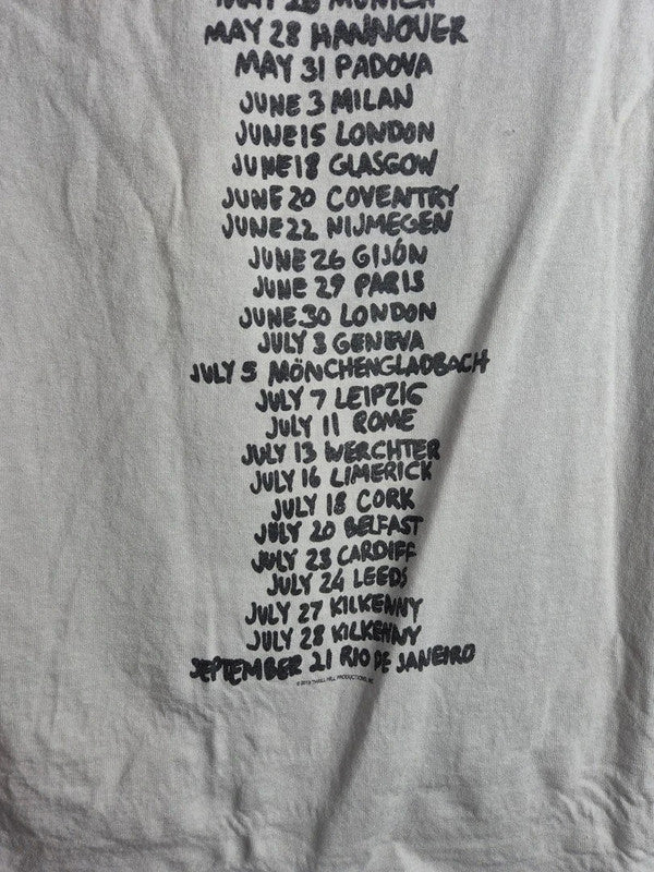 T-shirt Gildan Bruce Springsteen Wrecking Ball Tour 2013 Gris S
