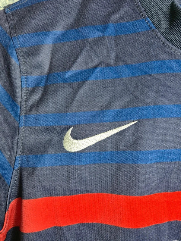 Maillot Nike Equipe de France Fff Euro 2020 Bleu Marine Xl Junior 14 ans