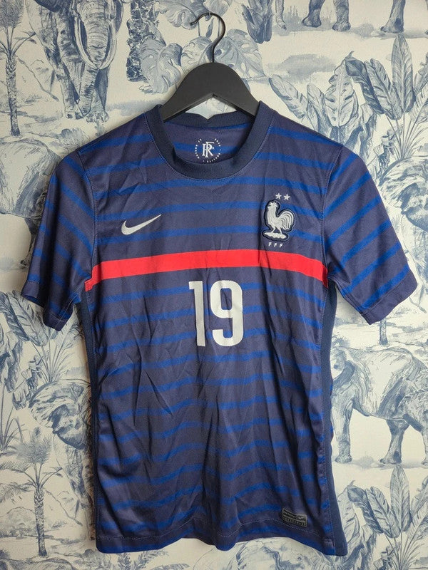 Maillot Nike Equipe de France Fff Euro 2020 Bleu Marine Xl Junior 14 ans