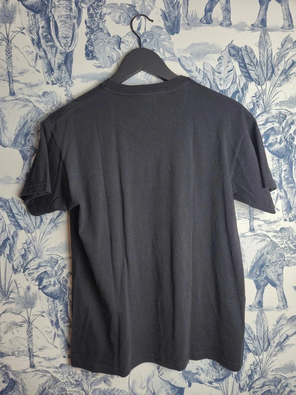 T-shirt Fruit of the Loom Noir Imprimé Rock Black Out Taille M