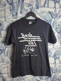 T-shirt Fruit of the Loom Noir Imprimé Rock Black Out Taille M