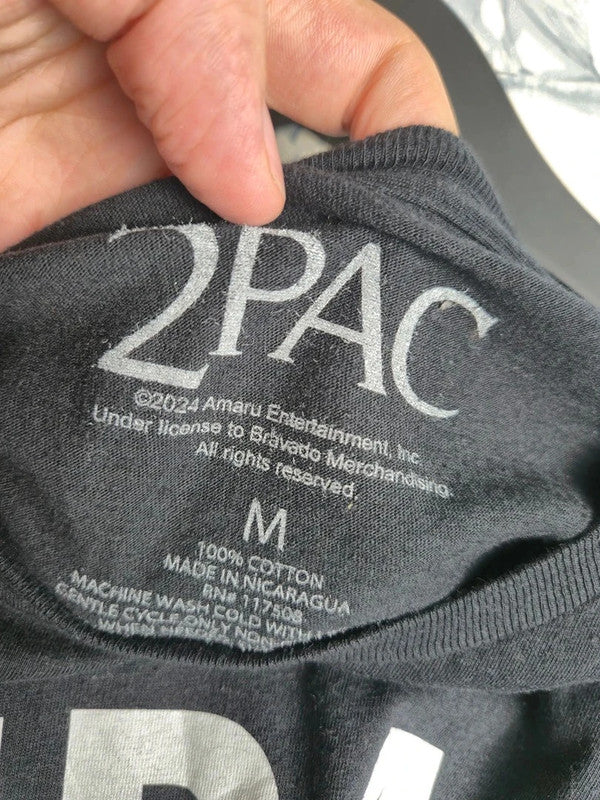 T-shirt 2pac Trust Nobody Noir Taille M Style Vintage Hip Hop