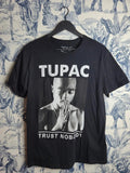 T-shirt 2pac Trust Nobody Noir Taille M Style Vintage Hip Hop