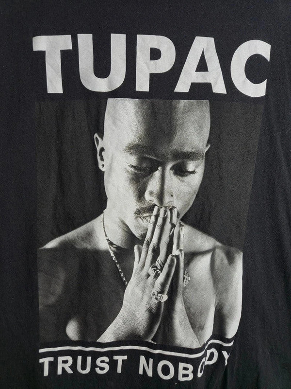 T-shirt 2pac Trust Nobody Noir Taille M Style Vintage Hip Hop