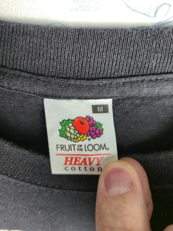 T-shirt Fruit of the Loom Potential Threat Sf Band Tour 2011 Gris Vintage M