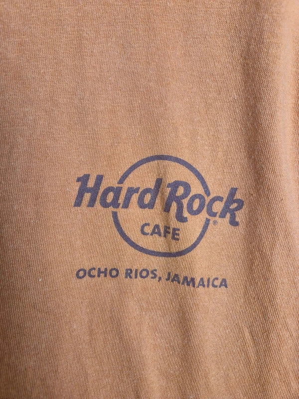 T-shirt Hard Rock Cafe Ocho Rios Jamaica Vintage Orange Taille L