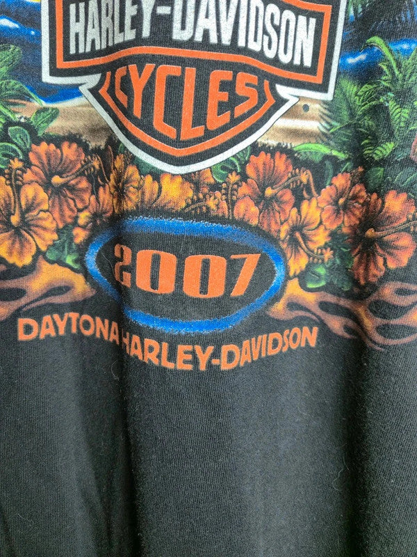 T-shirt Harley-davidson Daytona Bike Week 2007 Vintage Noir Taille M