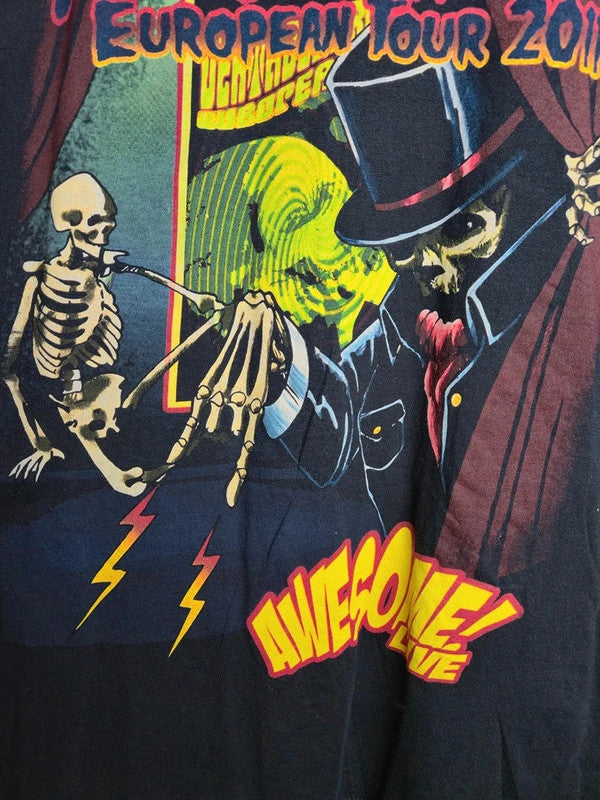 T-shirt noir Death Destruction European Tour 2011 Gildan L Rock