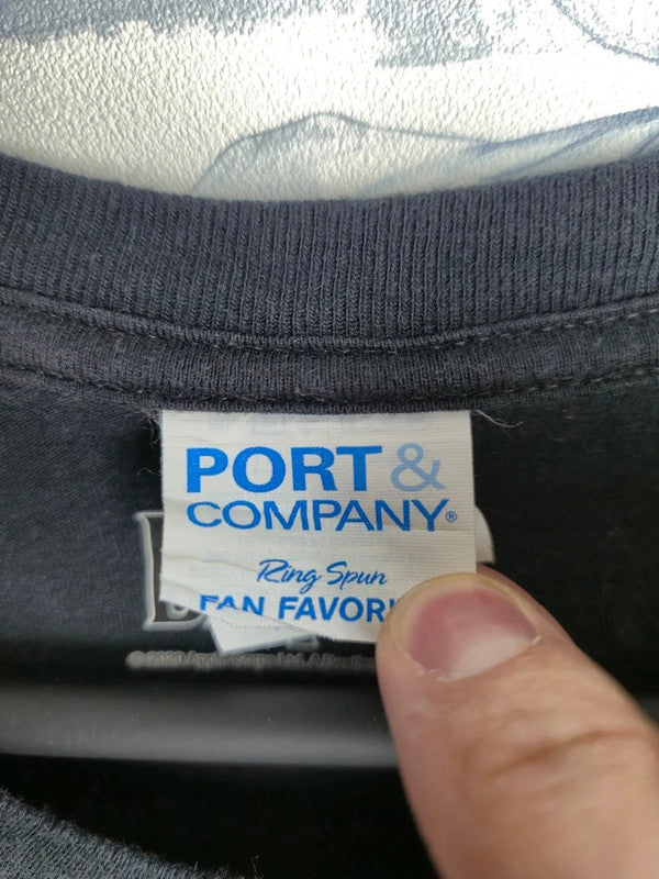 T-shirt Port & Company The Beatles Us Tour 1964 Noir Taille M Rock Fan