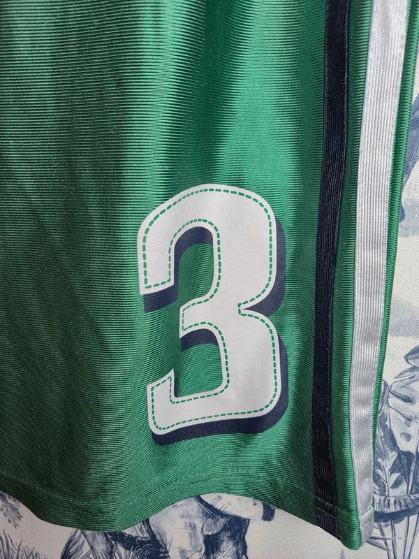 Maillot de foot Tonyboy Vintage Vert et Blanc Style Sportswear Taille S