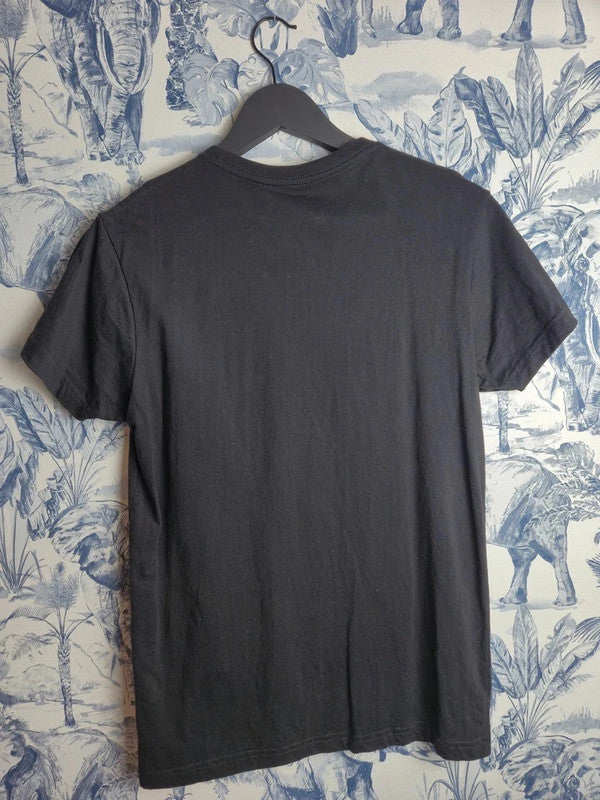 T-shirt noir Friking Atrapa la Bandera imprimé geek cinéma taille M