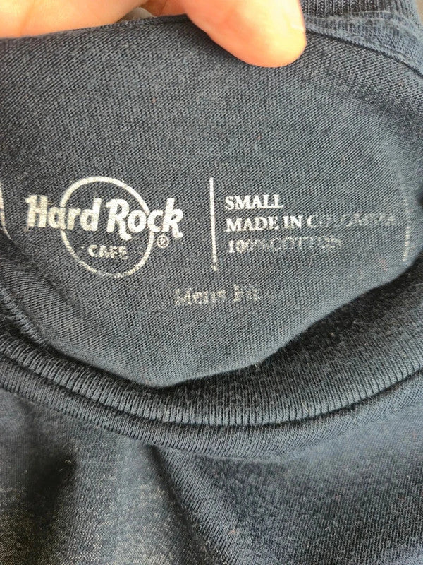 T-shirt Hard Rock Cafe Cartagena Colombie Bleu Marine Taille S