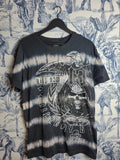 T-shirt Alchemy England Rock Gothique Tie Dye Gris Noir Taille M