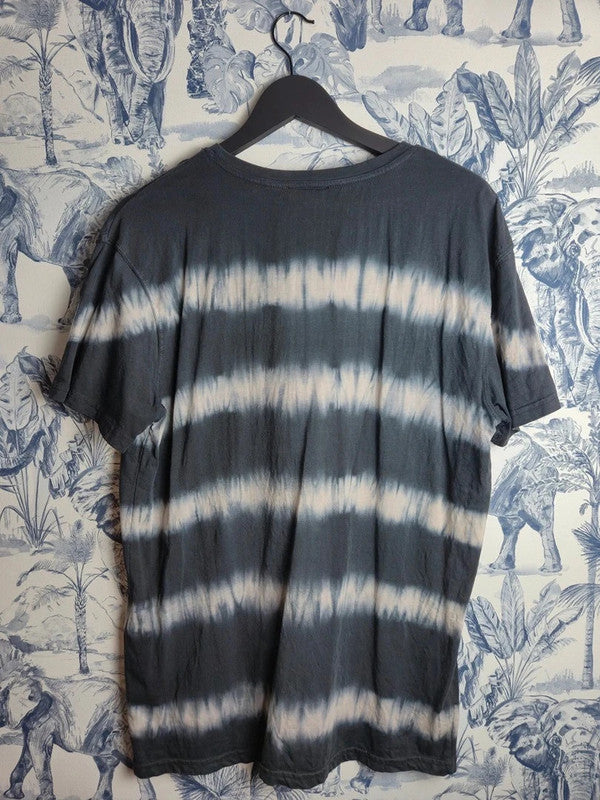 T-shirt Alchemy England Rock Gothique Tie Dye Gris Noir Taille M