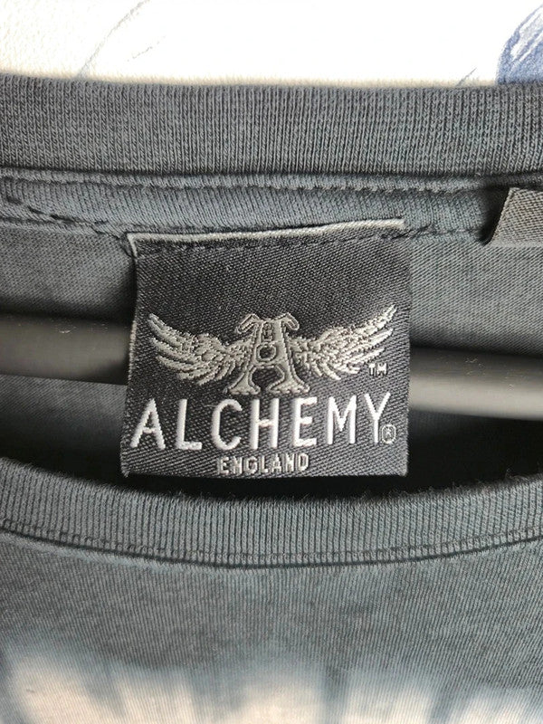 T-shirt Alchemy England Rock Gothique Tie Dye Gris Noir Taille M