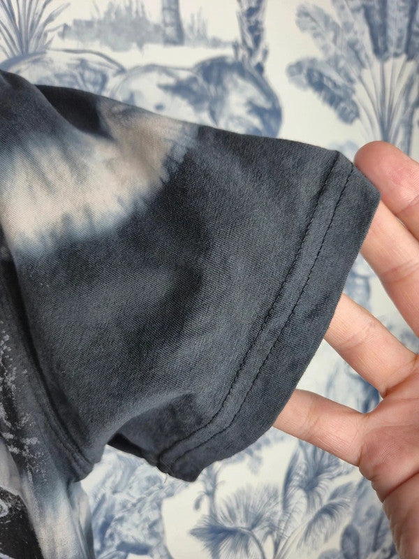 T-shirt Alchemy England Rock Gothique Tie Dye Gris Noir Taille M