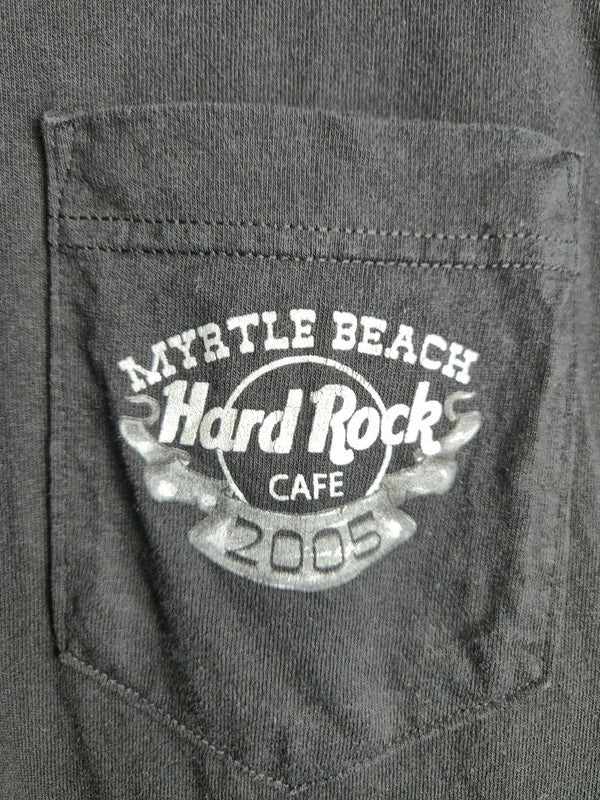 T-shirt Vintage Hard Rock Cafe Myrtle Beach Bike Week 2005 Noir 2xl