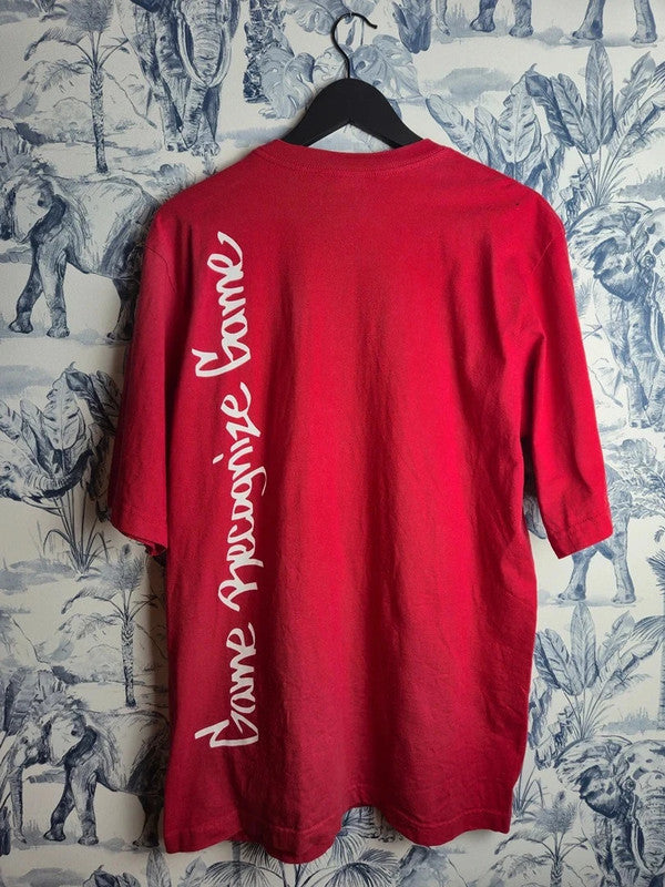 T-shirt Ecko Unltd vintage rouge imprimé Game Recognize Game taille S